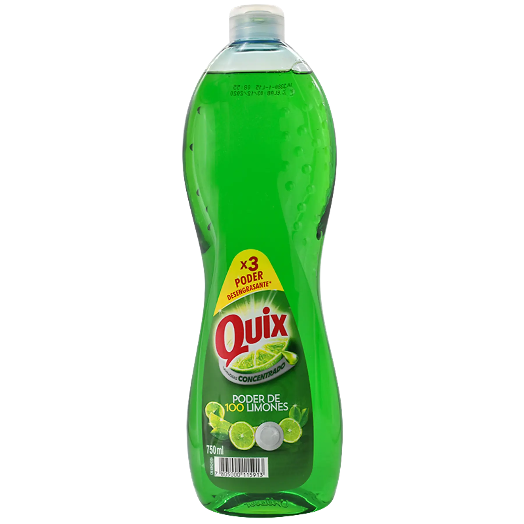 Lavalozas Concentrado Limón 750ml. Quix